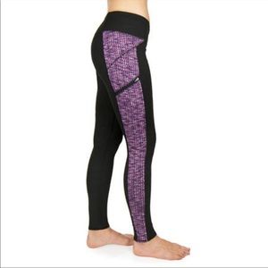 Z by zobha leggings jacquard full length workout